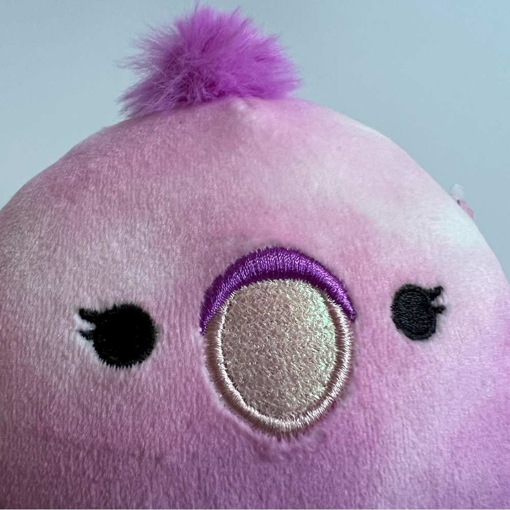 Kellytoy Squishmallows Valentine's Day Purple Watercolor Bird 5" Shimi Plush - Picture 10 of 14